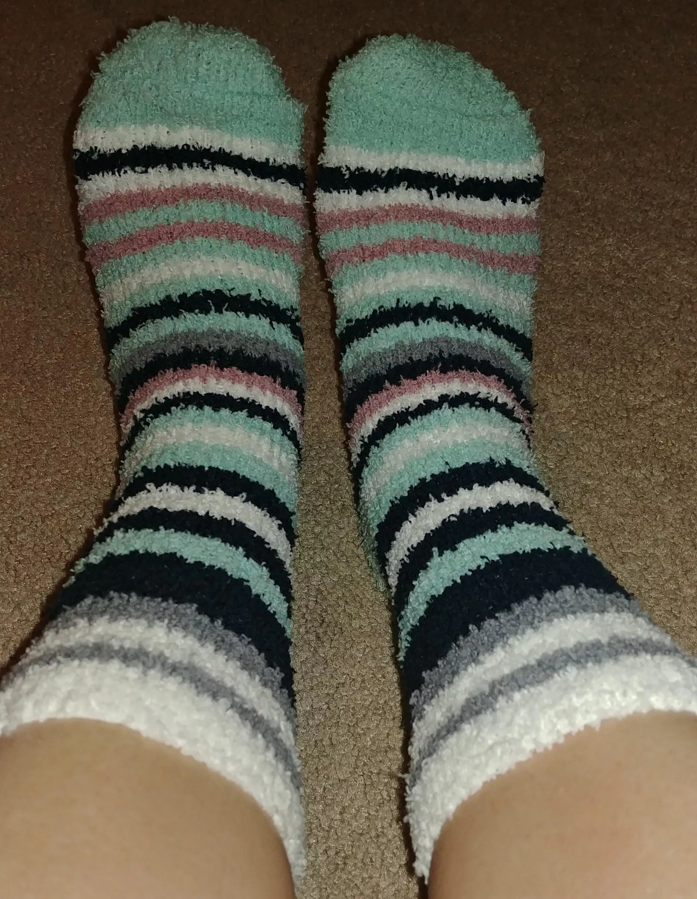 Stripey fuzzies for a lucky buyer! Message me to book your wear :)