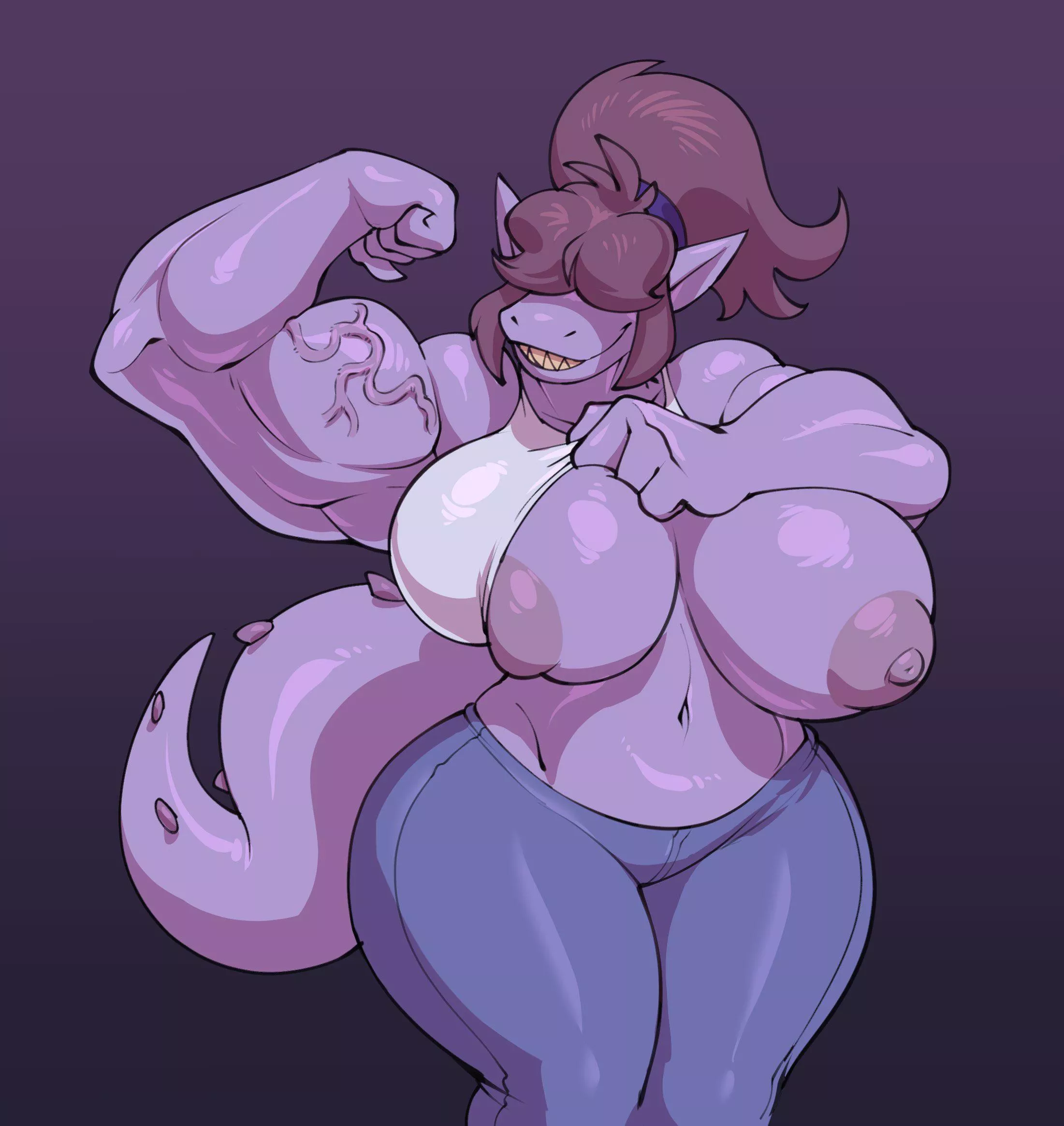[Susie] muscle milk (@DDemon7000)