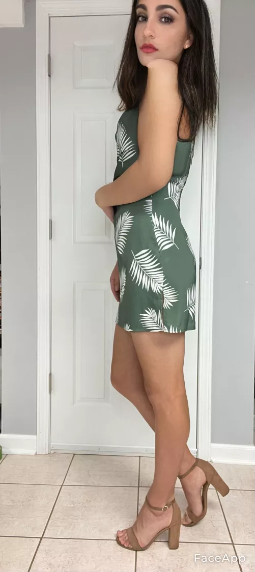 Take me out in this dress instead ☺️