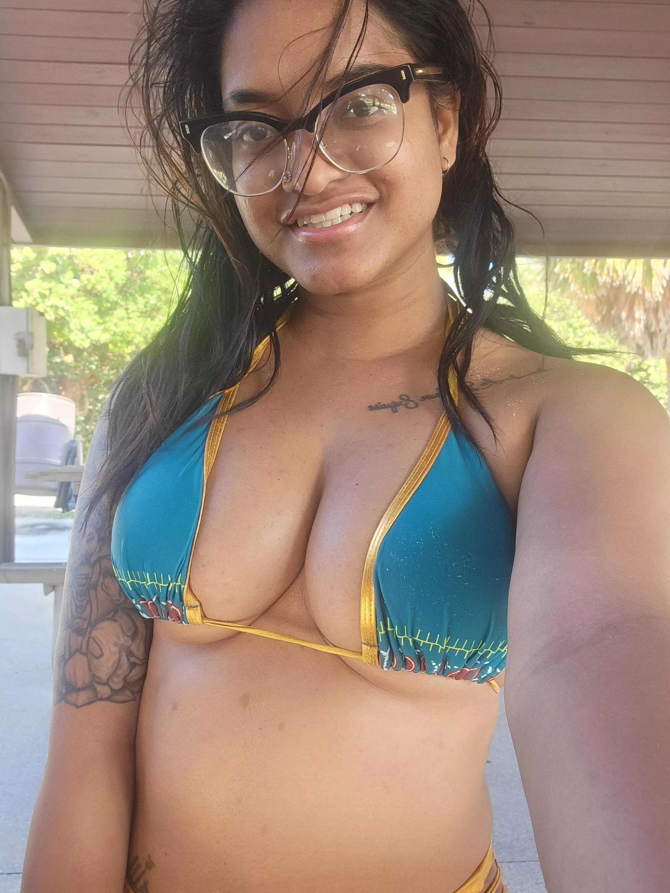 teal and gold amazon find!