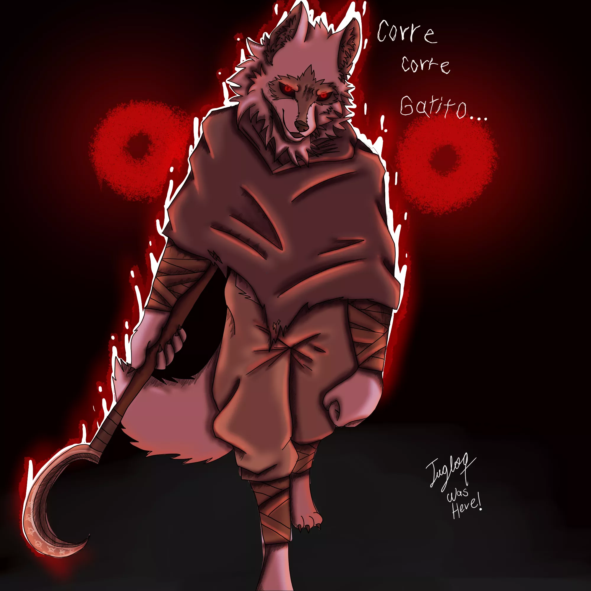 This is my version of the wolf from puss in boots last wish (Art by me!!)