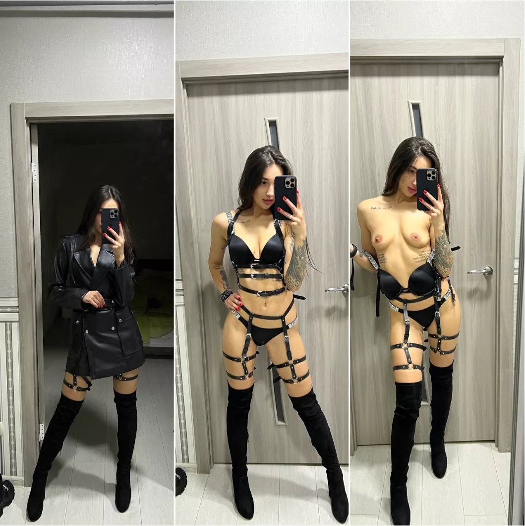 This is what the shy girl hides under