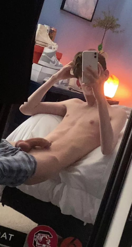 UpV if you wish my cock was in your mouth rn 😉