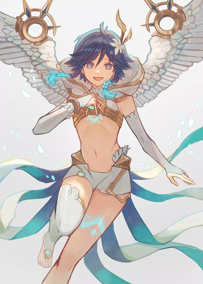 Venti being the angel he is (alca8811)