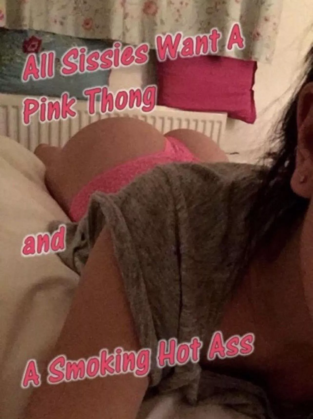 Wear pink panties right now 😍