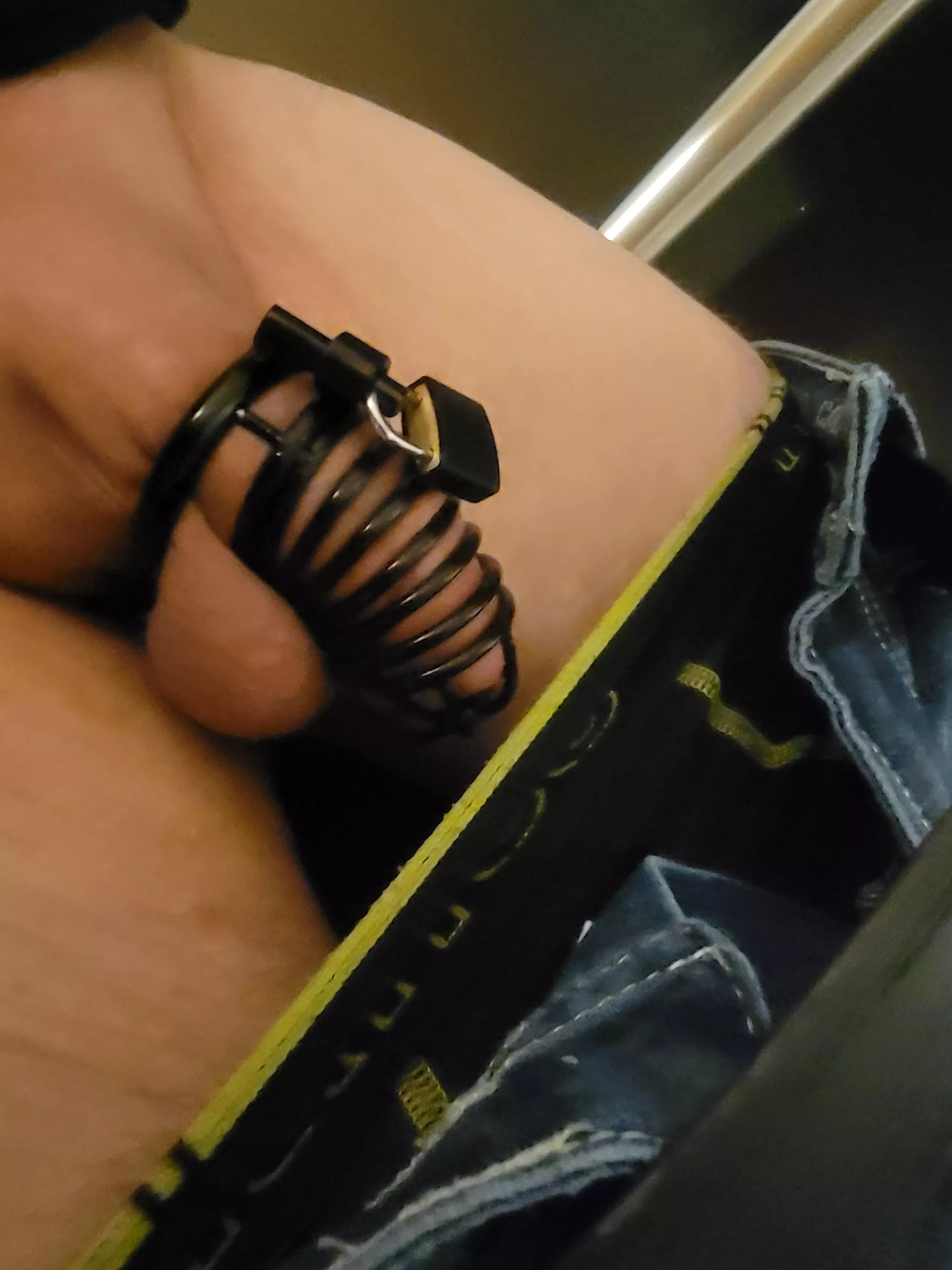 Went out for the night.... What does she request when I have to pee....... Pic just to see how hard that simple task is