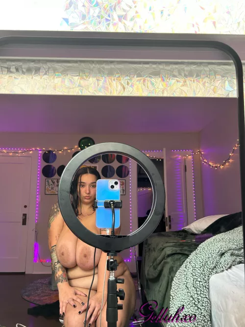 What do you guys think of this shot?you can tell how my tit take up my whole torso.