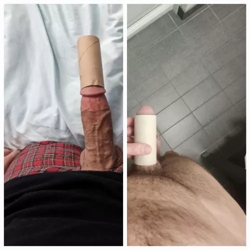 Who wins? Me vs. a monster, looking for more hung guys to compare with, hmu me if you think you're bigger.