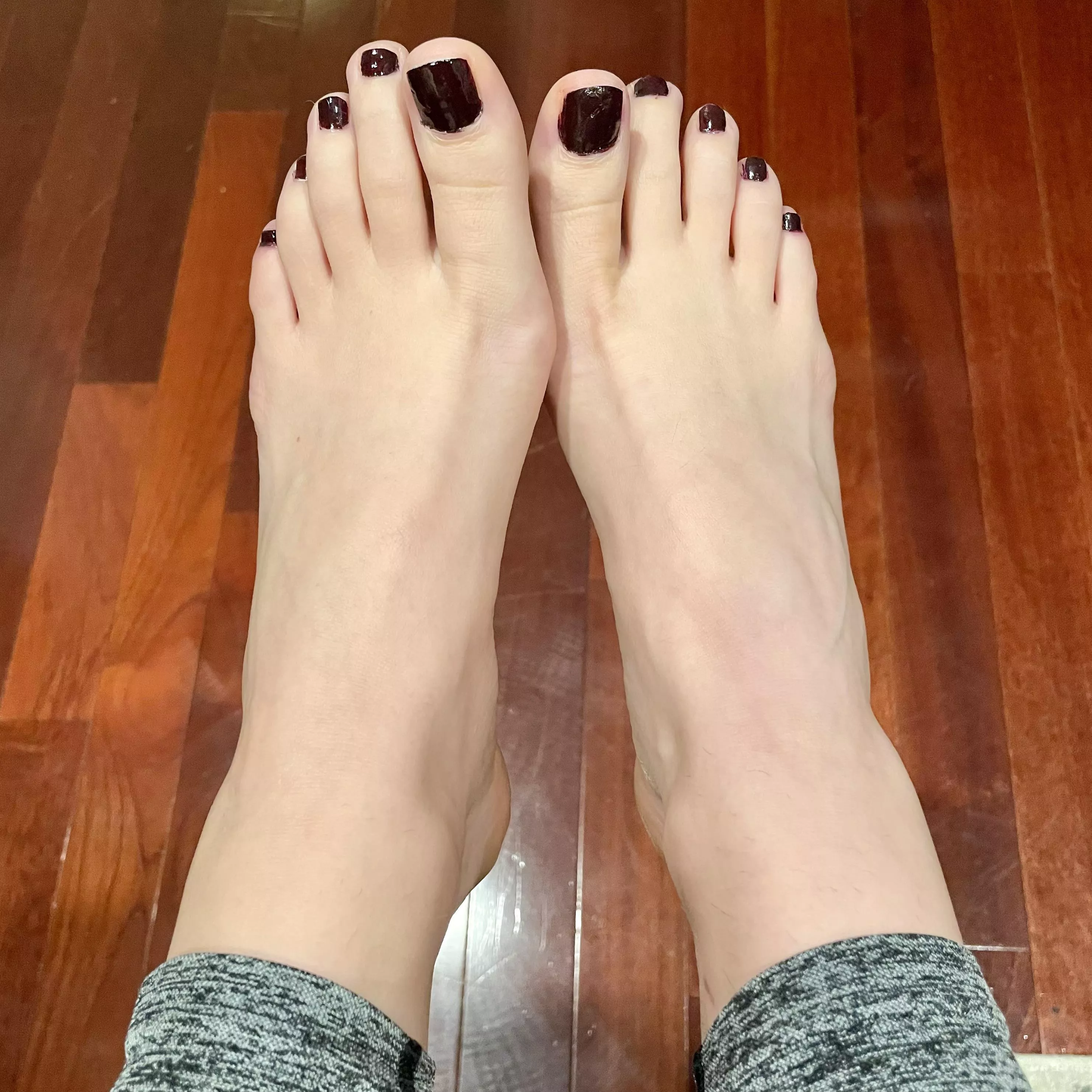 Would you cum on my feet?