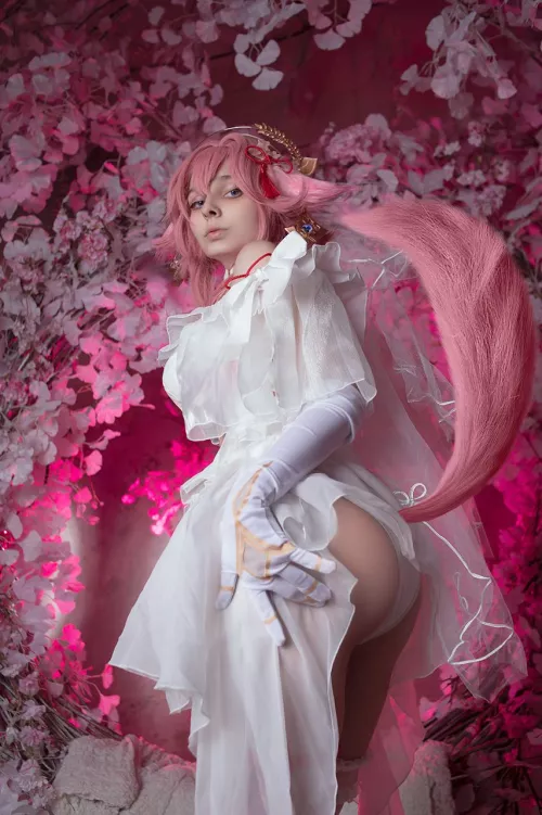 Yae Miko bride ver by mia_green_tea