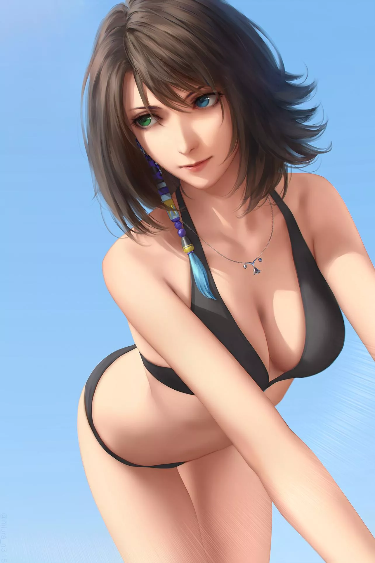 Yuna Black Bikini (Miura-n315 )