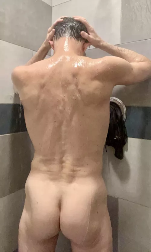 A good swim somehow makes the shower feel more satisfying.