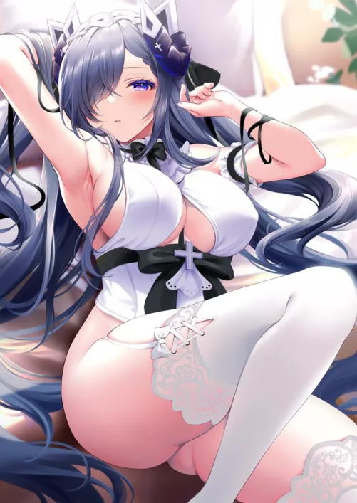 August von Parseval (Azur Lane) in a sexy outfit