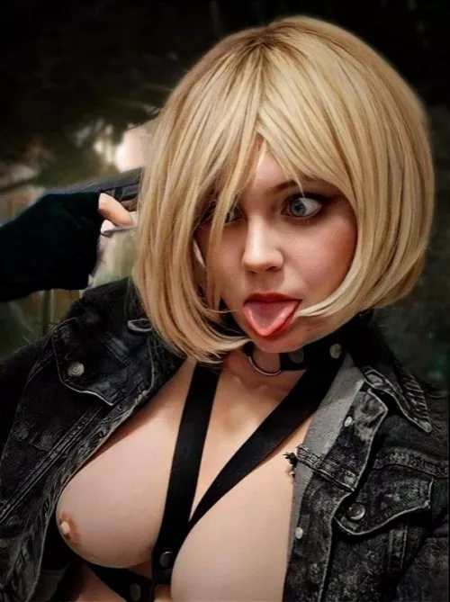 Aya Brea brainwashed by mitochondrias