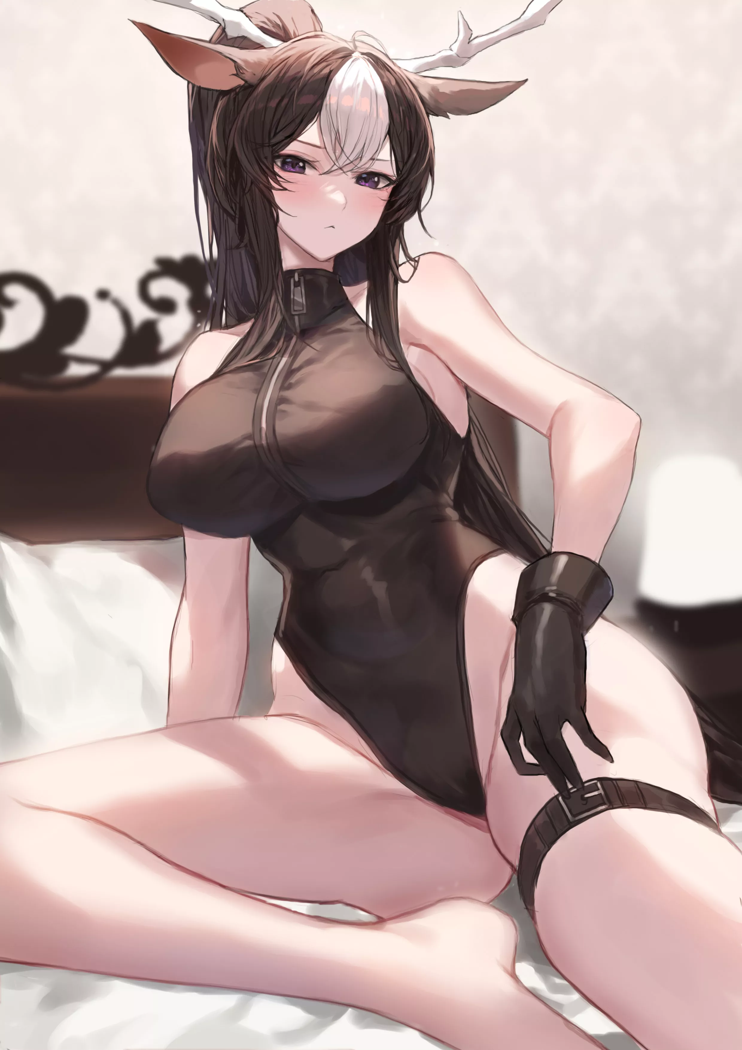 Black Leotard & Gloves