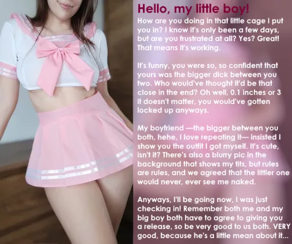 Checking in on the locked up little boy!