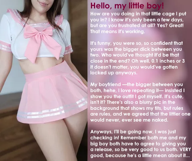 Checking in on the locked up little boy!