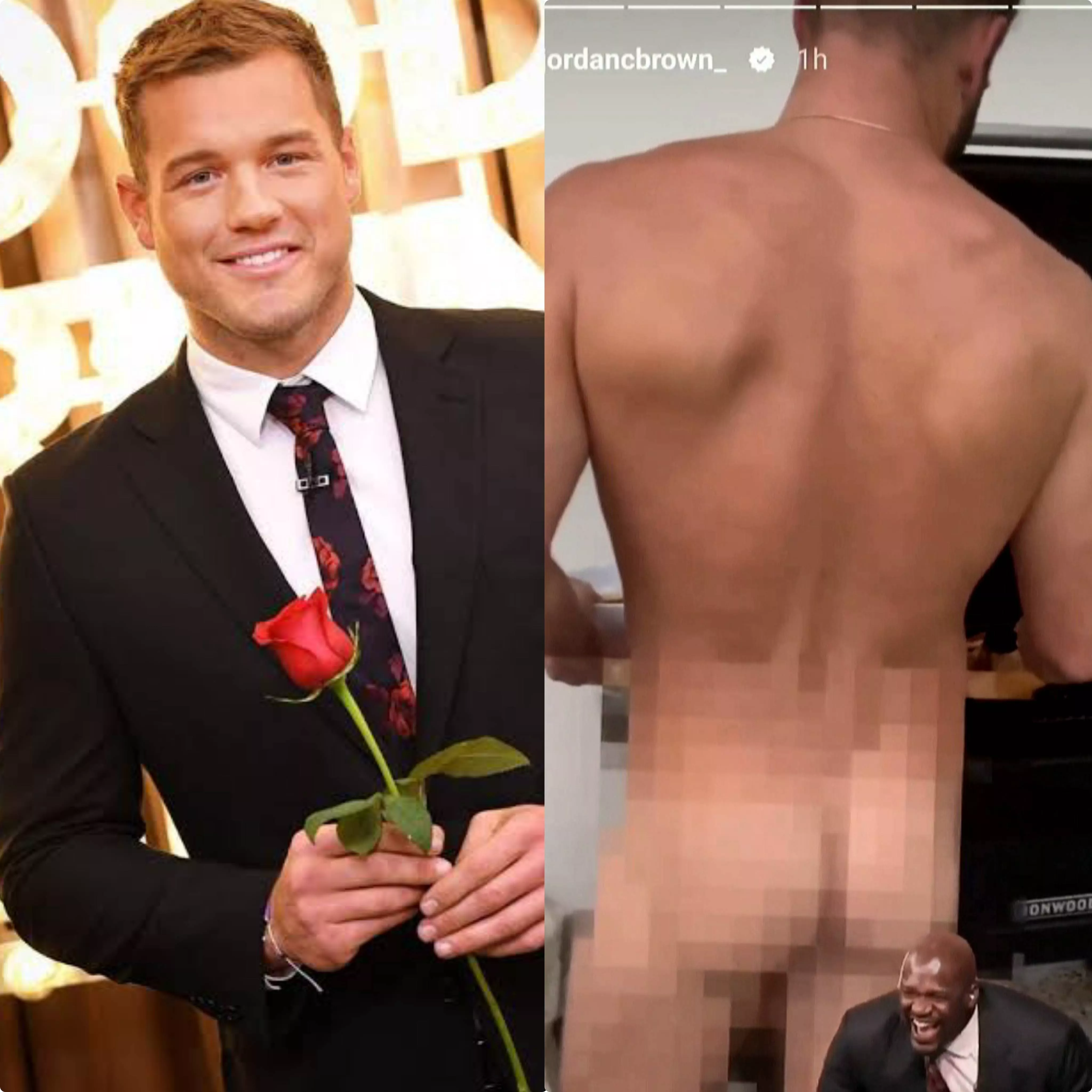 Colton Underwoood from The Bachelor is getting cheeky