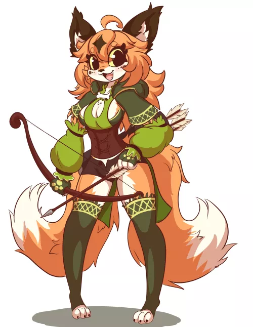 Fox Archer (Art by:JasminManticore)