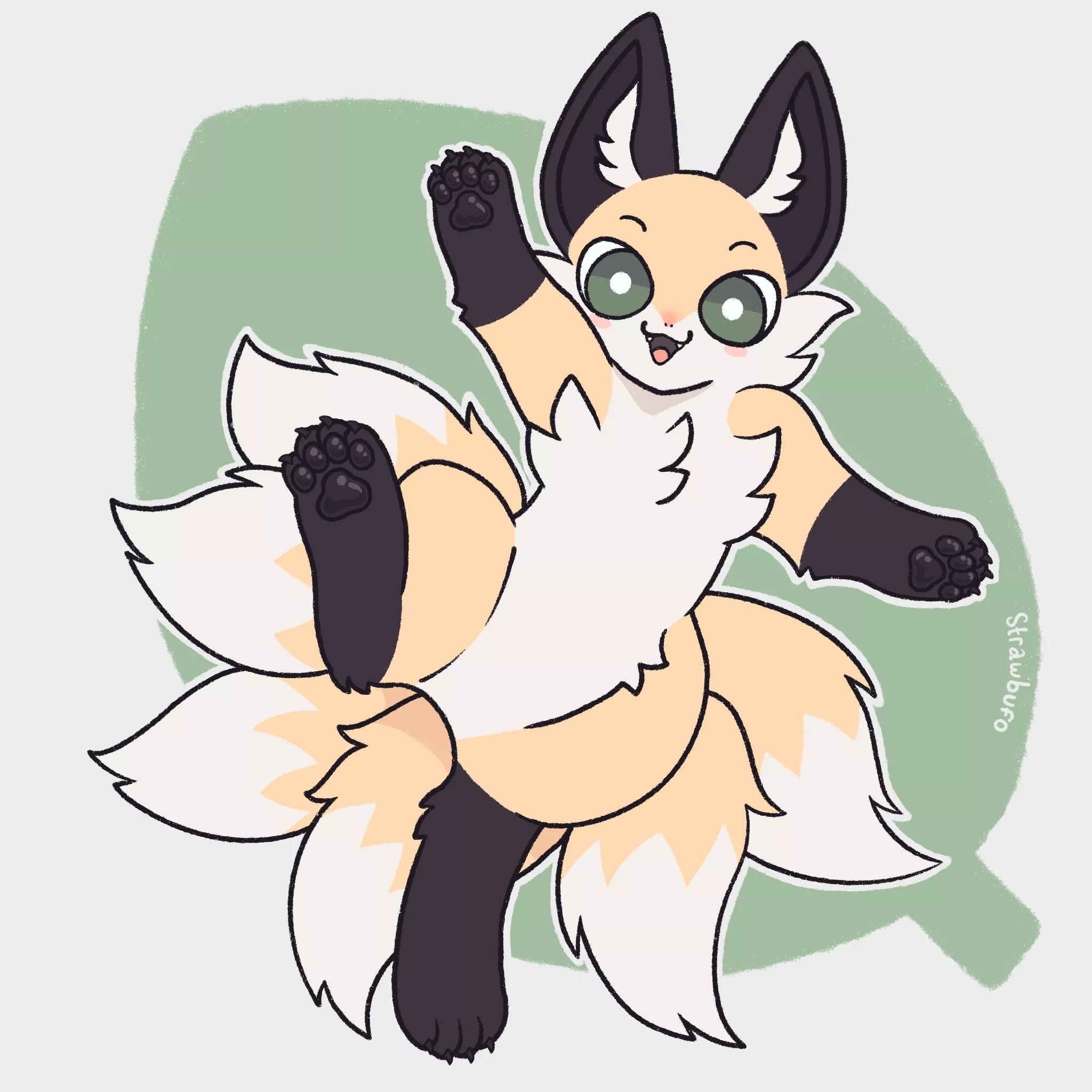 fox says hello 🦊🍃