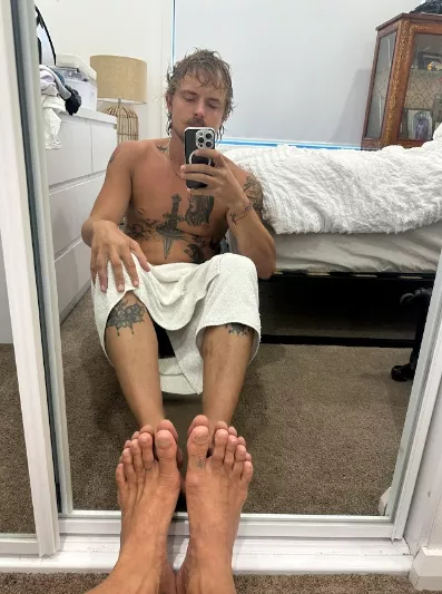 Fresh out of the shower!