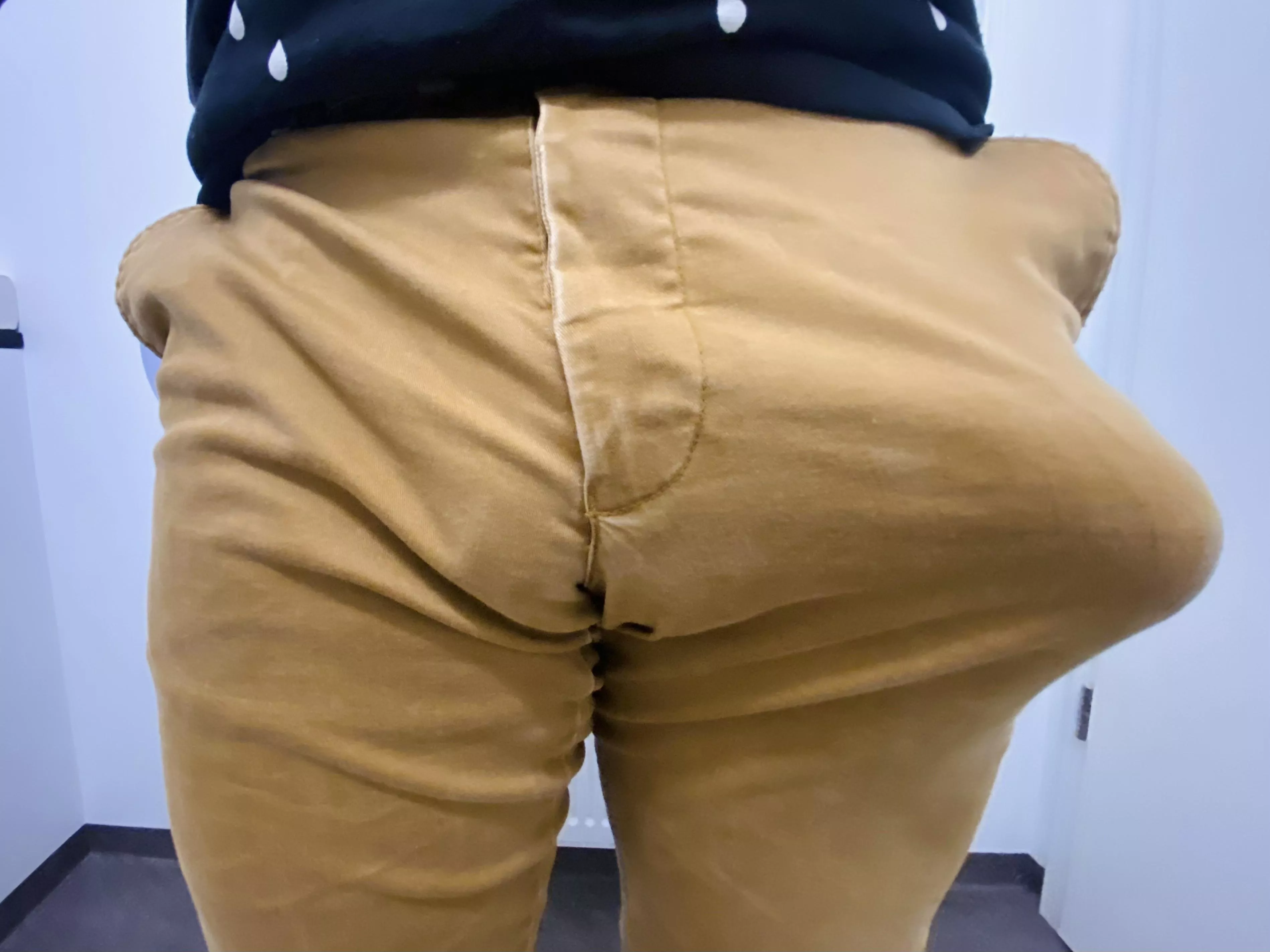 Had to run to the bathroom at work