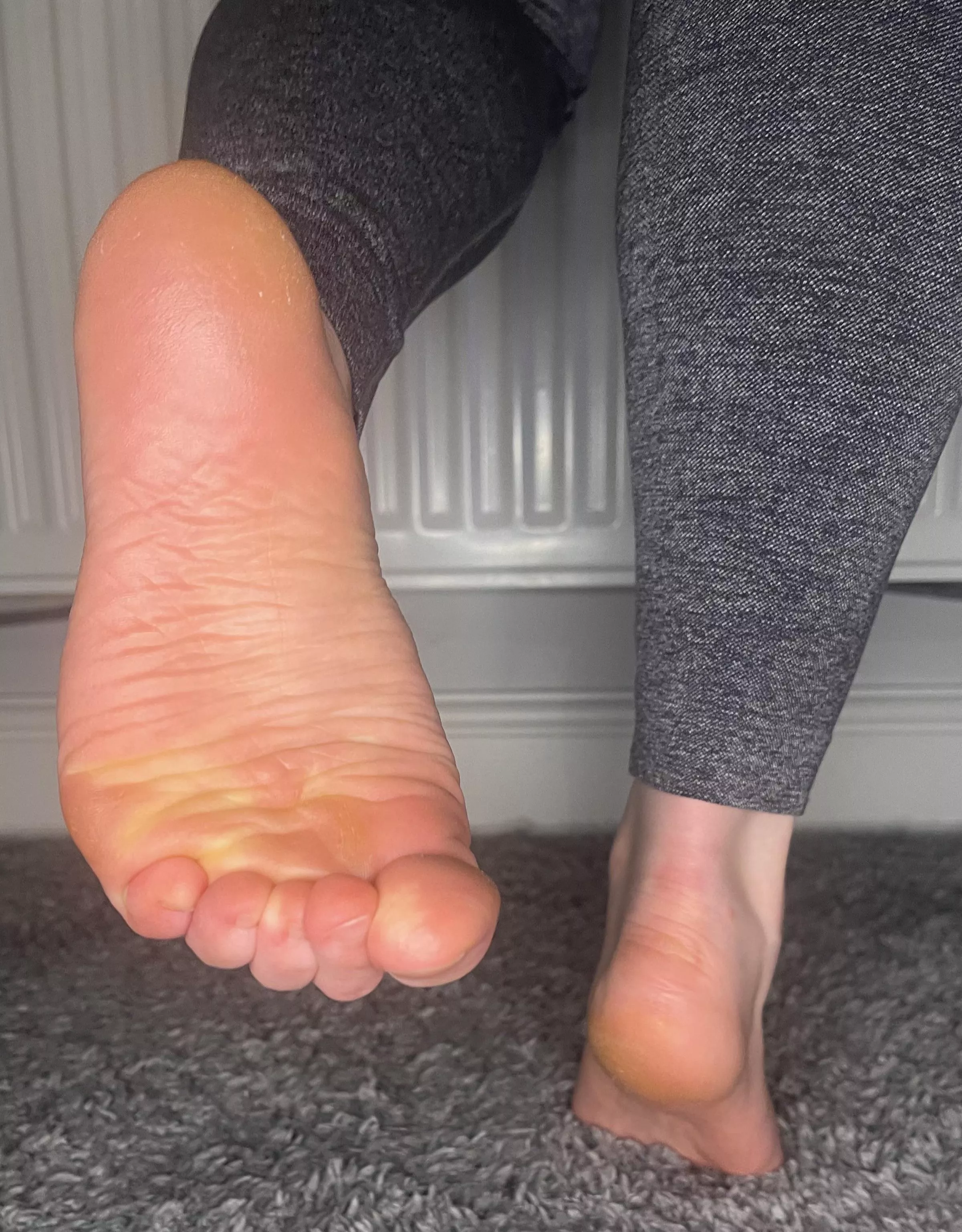 Have a taste of my stinky soles
