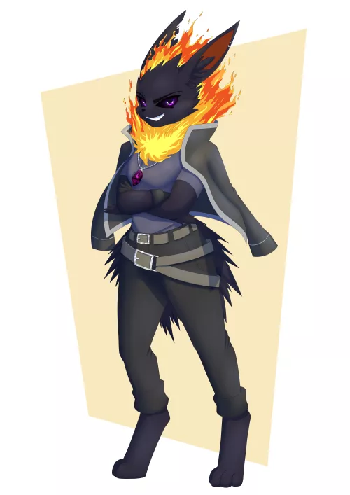 I didn't know I was creating a Coyote fursona for three years... oops. (Backstory in comments/Art by @Anderson_fbr)