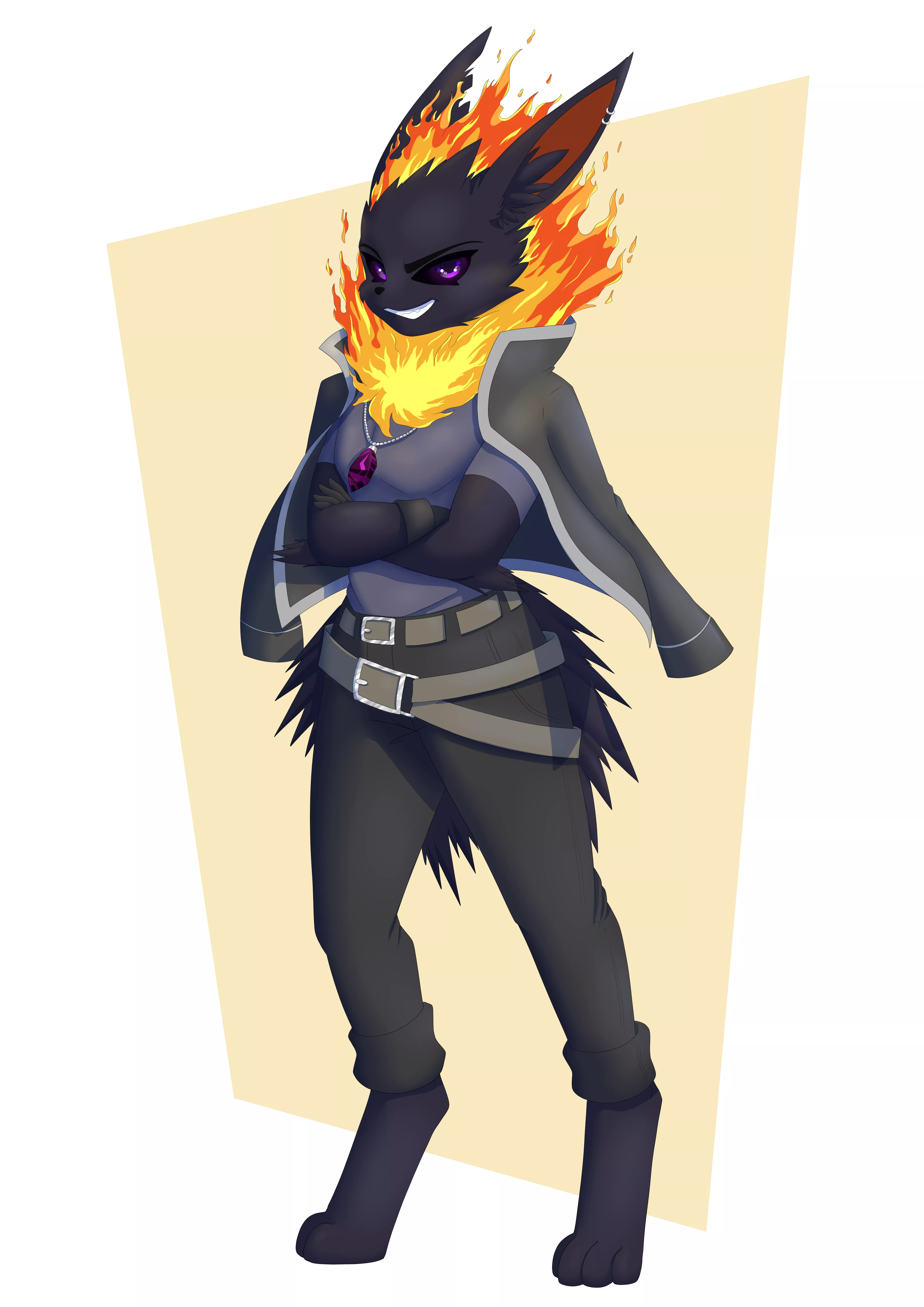 I didn't know I was creating a Coyote fursona for three years... oops. (Backstory in comments/Art by @Anderson_fbr)