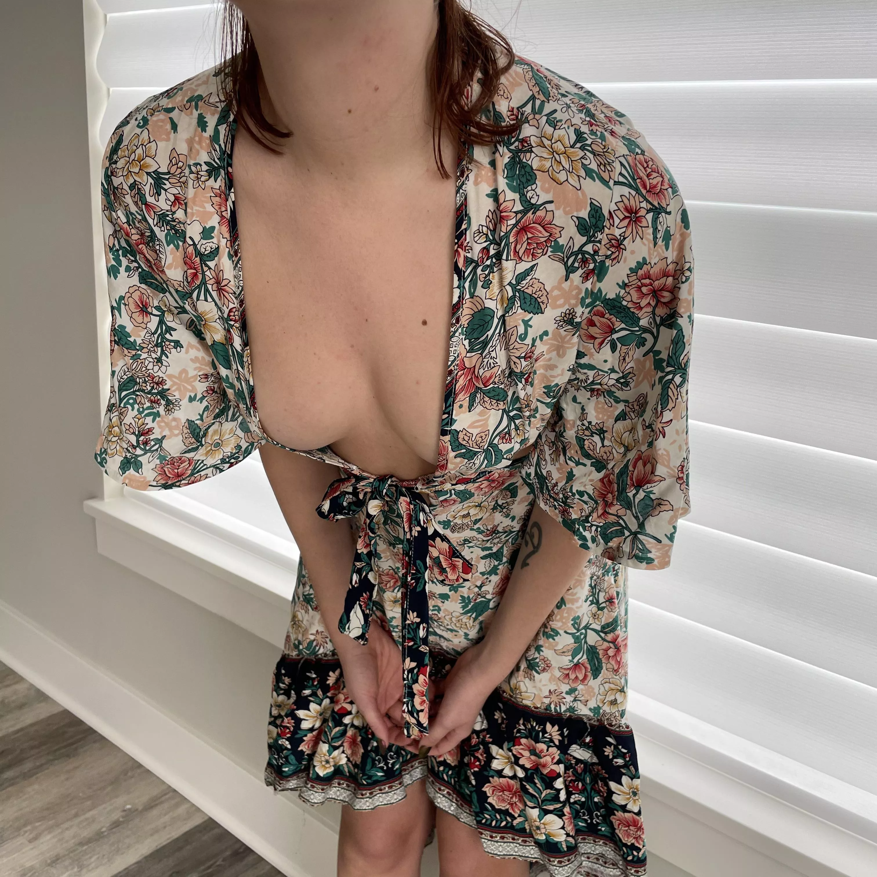 I hope some men like small tit spillage.