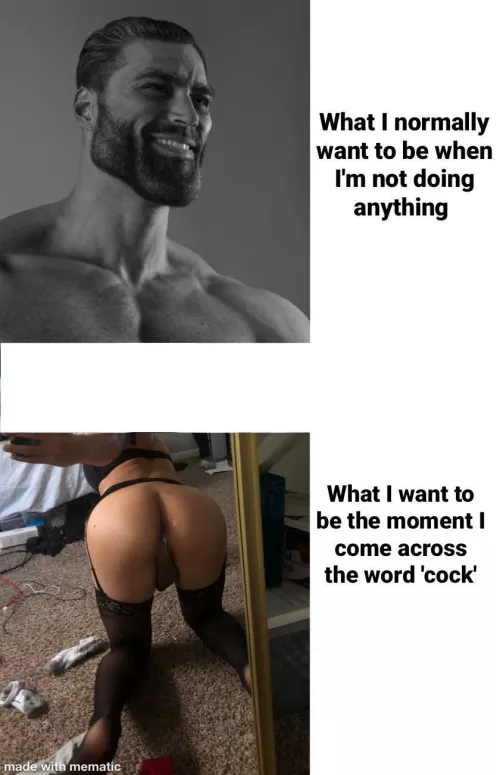 If it wasn’t for that word, I could’ve been a manly guy