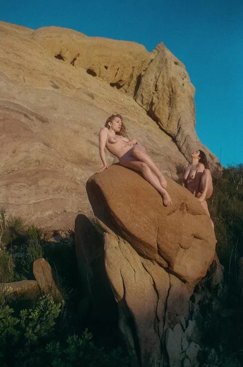 In Malibu nature with my bestie - on film