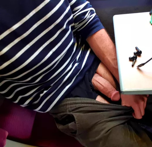 In the train... could not help it...