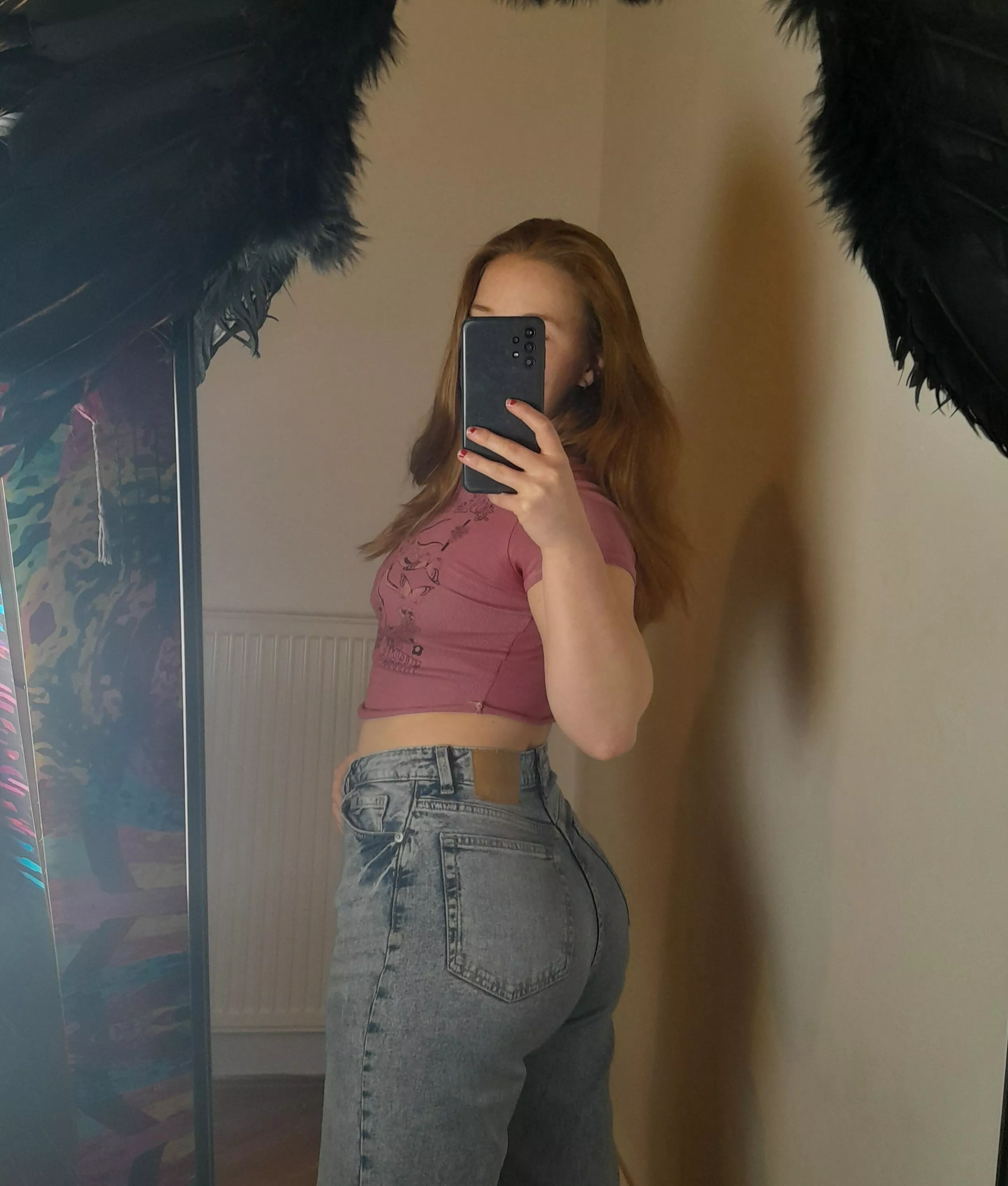 Jeans can't hold this butt back