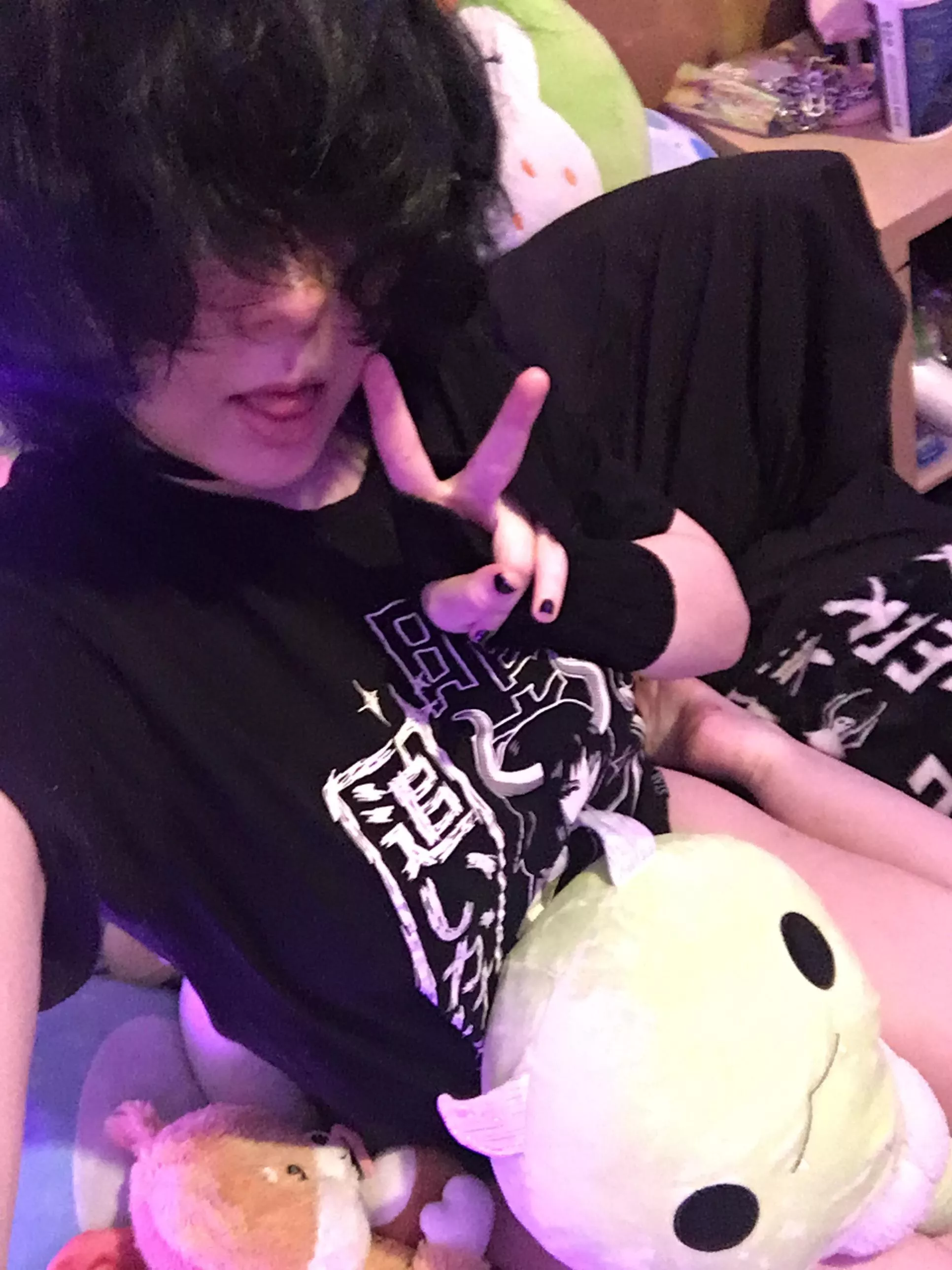 Just a cute boy and his moth