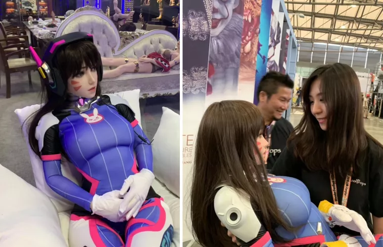 Just a girl with her D.Va Doll