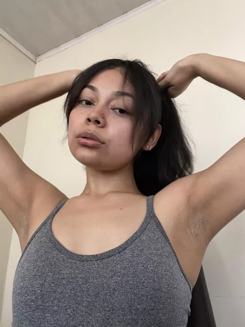 just a little stubble