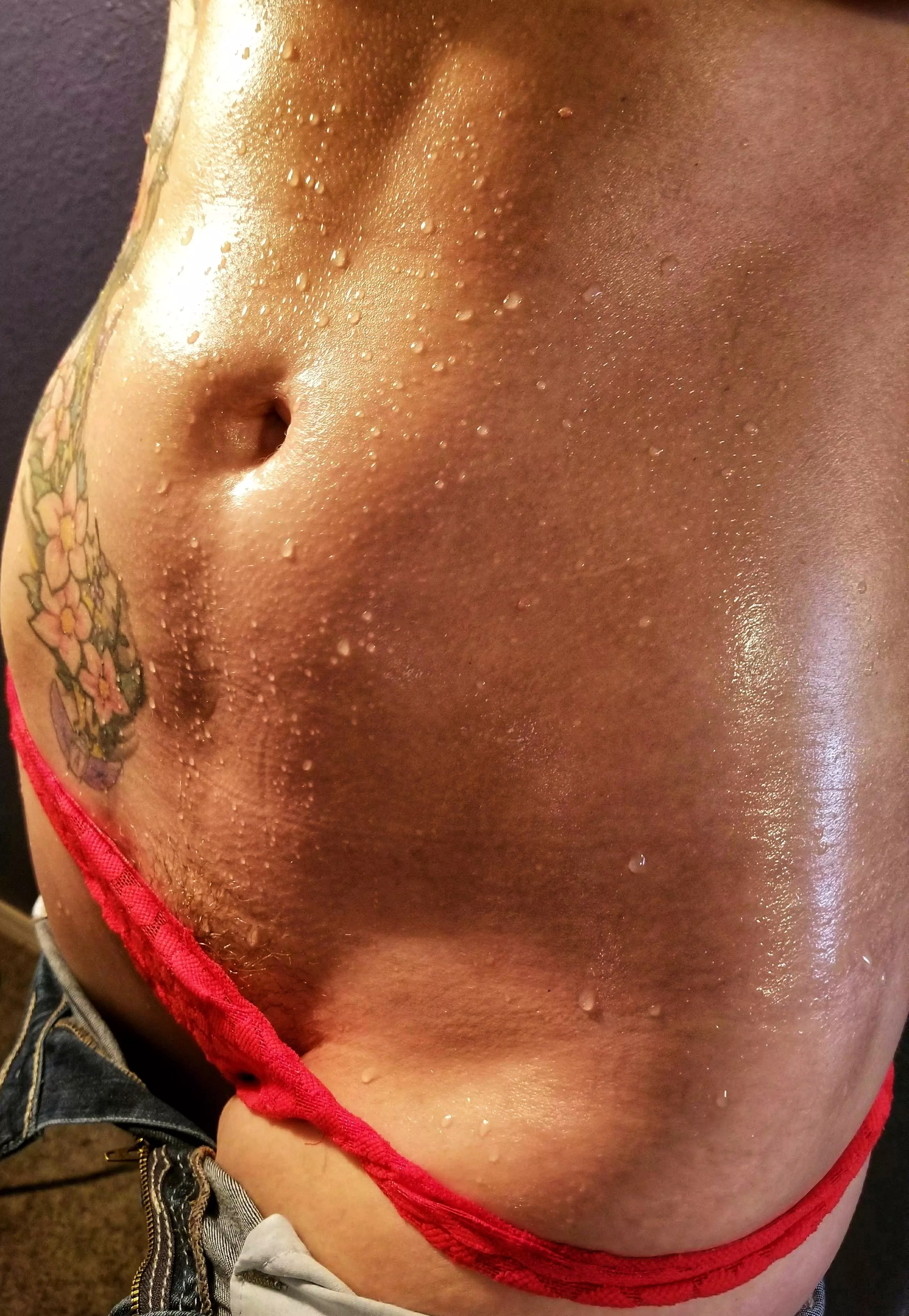 Just a little sweaty