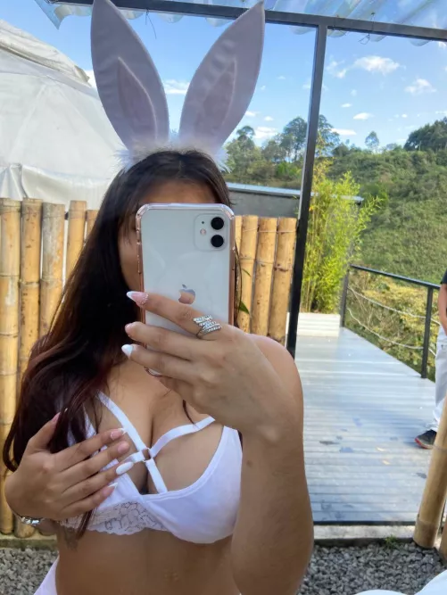 Just some bunny cleavage to make you feel better!
