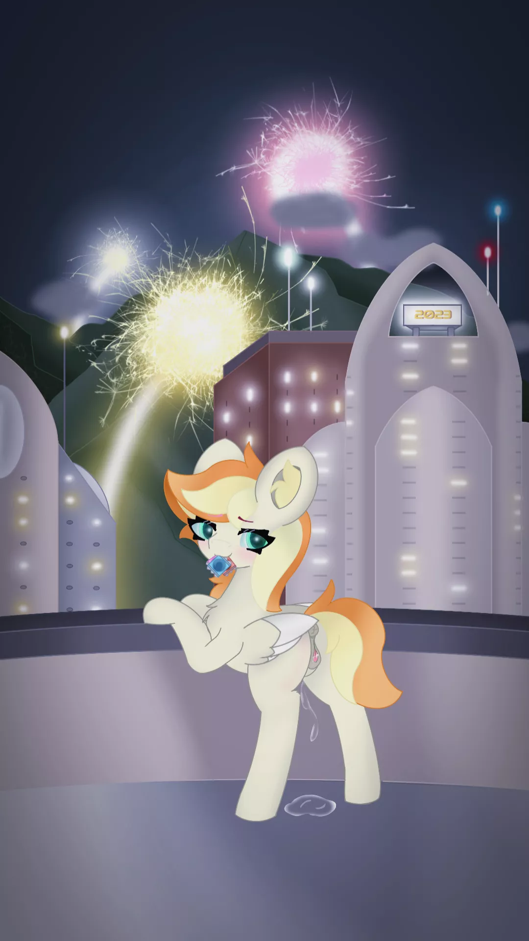 let's start the new year with a bang~ (art by me. also I'm a bit late to the new year's drawing lmfao)