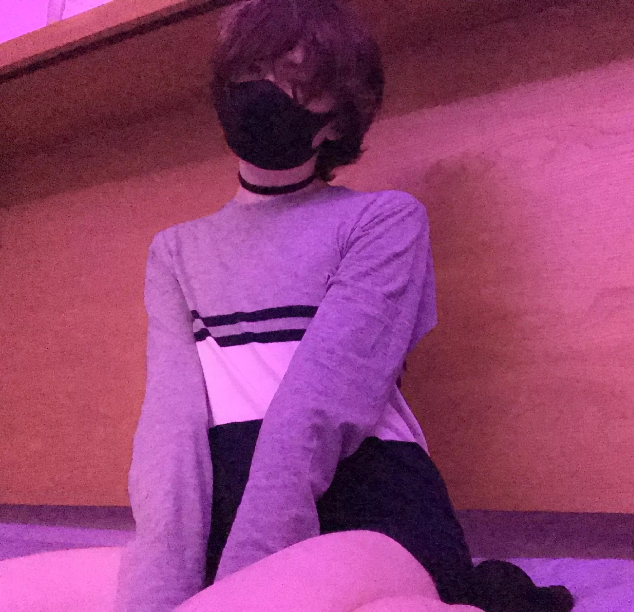 made this choker by myself ^w^