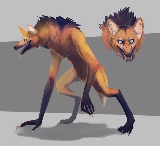 Maned Werewolf by owlapin