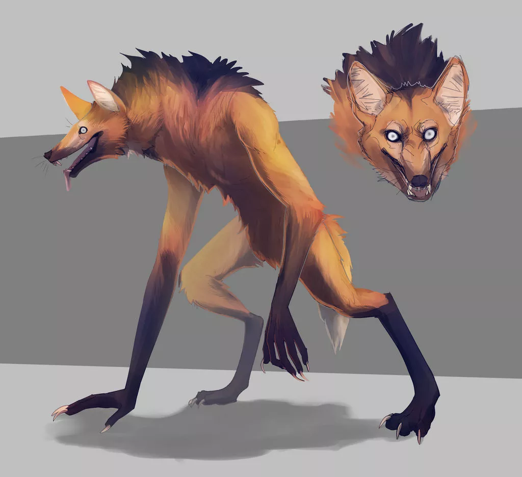 Maned Werewolf by owlapin