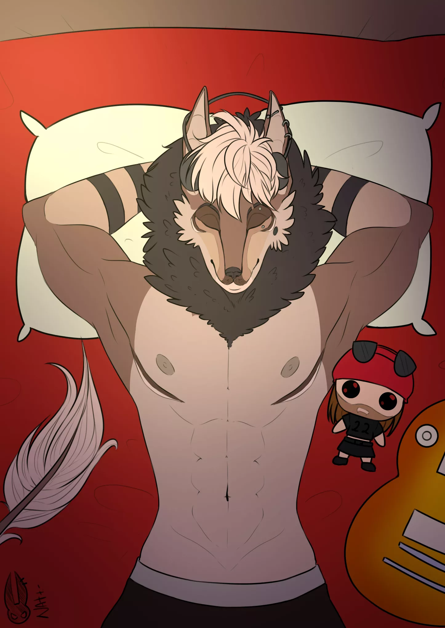 Music evening - Art Trade (My art) [Trade with hudsonloof (IG) I had lots of fun]