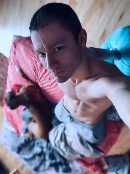 My living room slash yoga room slash Netflix and chill room slash dog pen lol