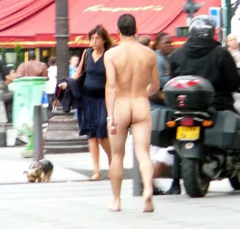 Naked stroll