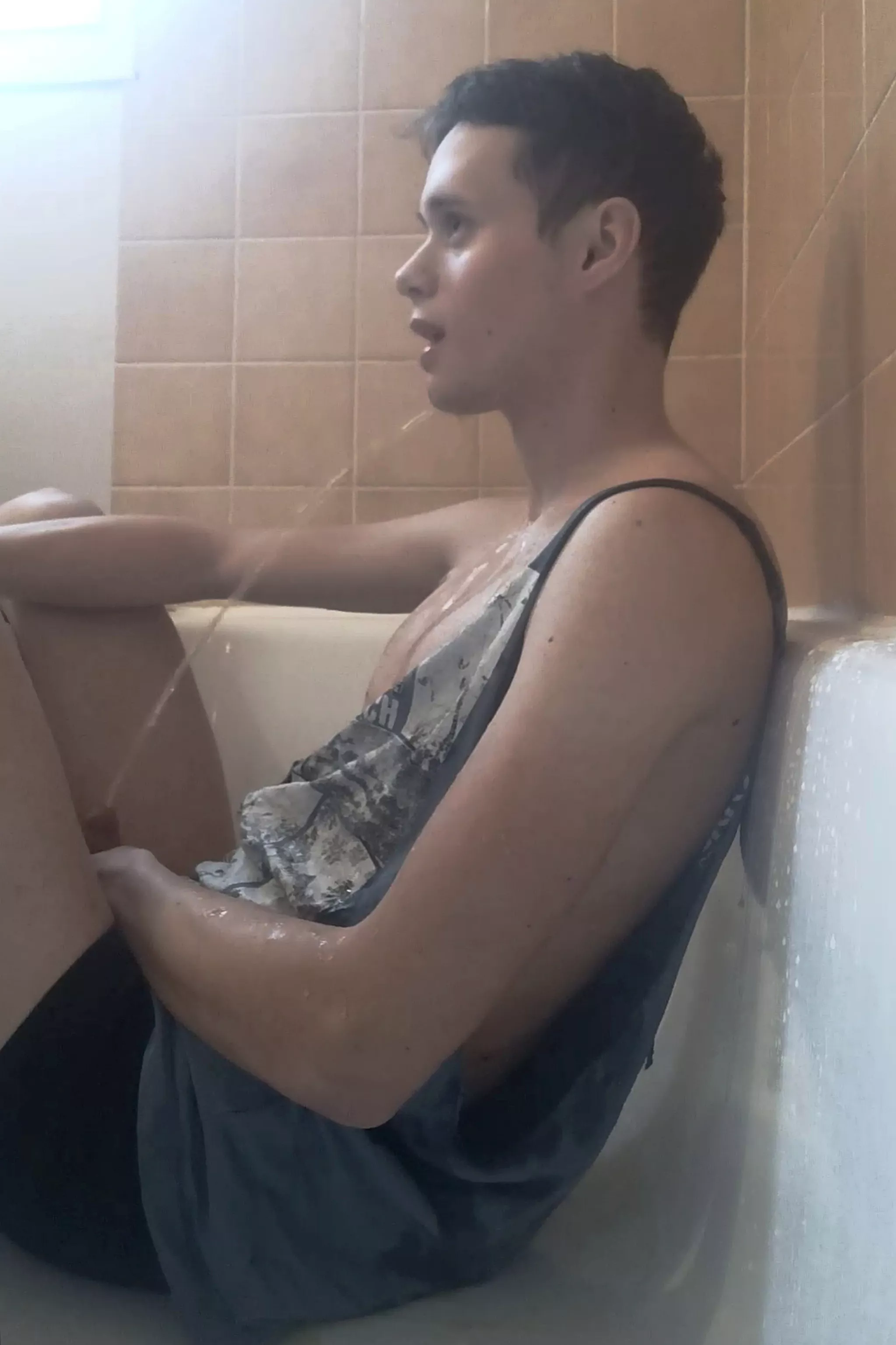 not even a second before a straight in :