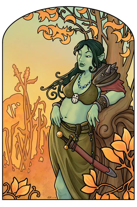 Orc Nouveau III, by ursulav
