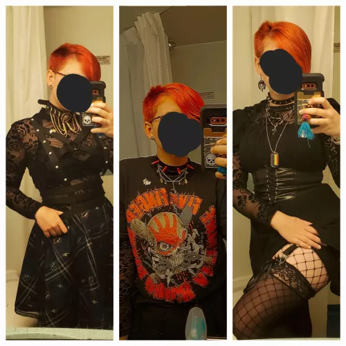 outfits from a rock cruise this week :)