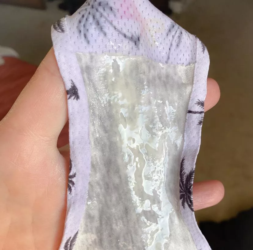 Panties SOAKED in my cream and cum!